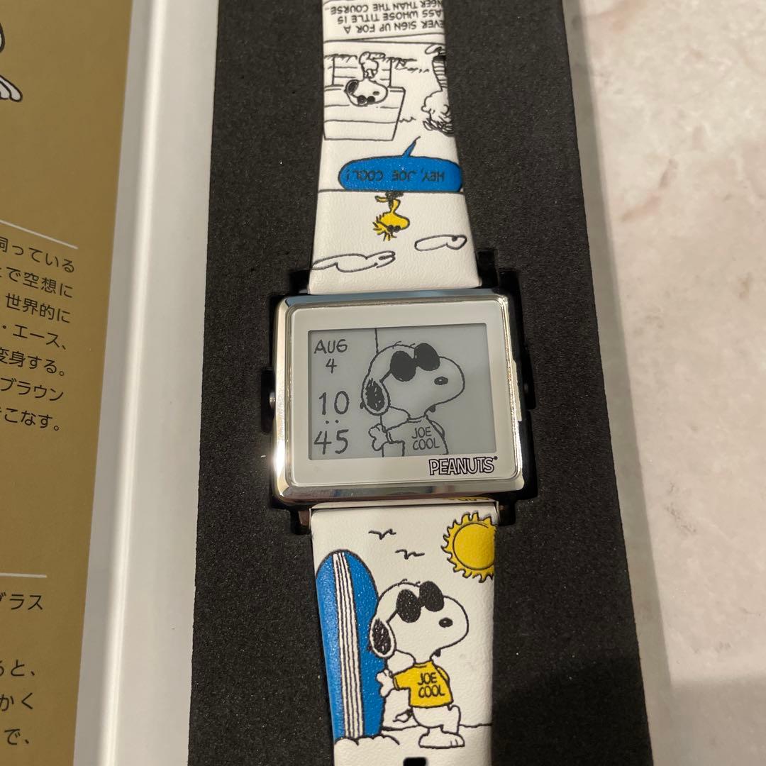 EPSONスマートキャンバス♡スヌーピージョー・クール♡電池交換済♡替えバンド付