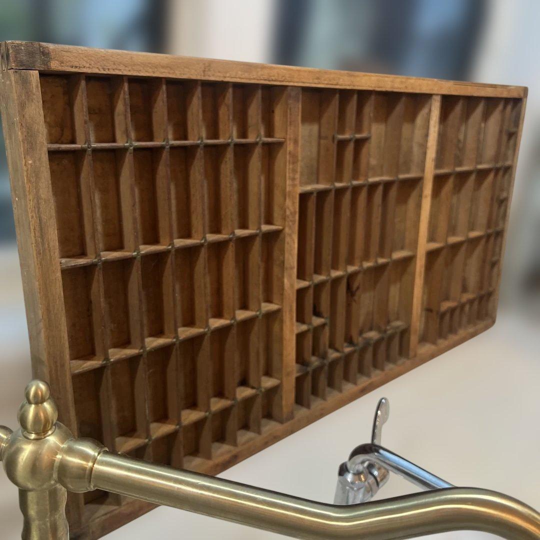 英国アンティークプリンタートレイ