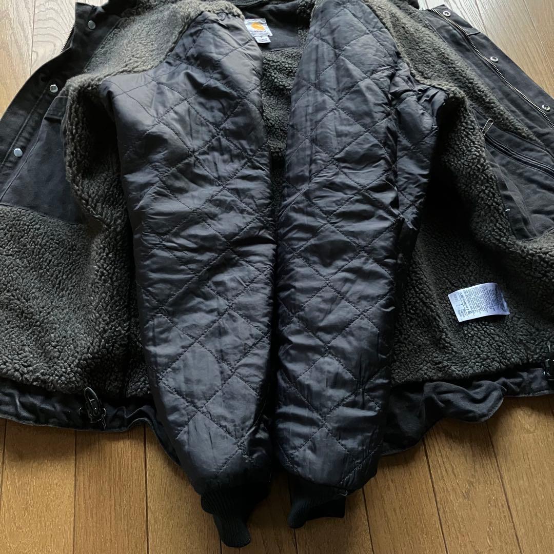 美品！Carhartt バートレットジャケット ブラック コート J284