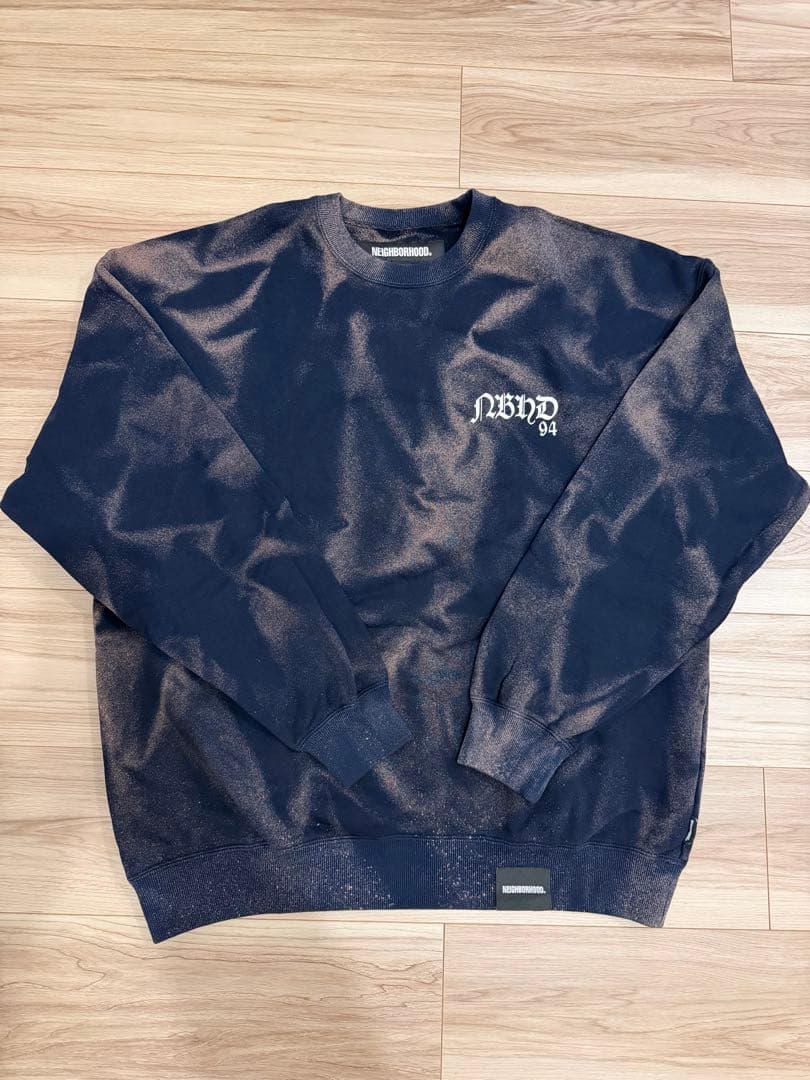 NEIGHBORHOOD. タイダイ染めトレーナー スウェット L ネイビー