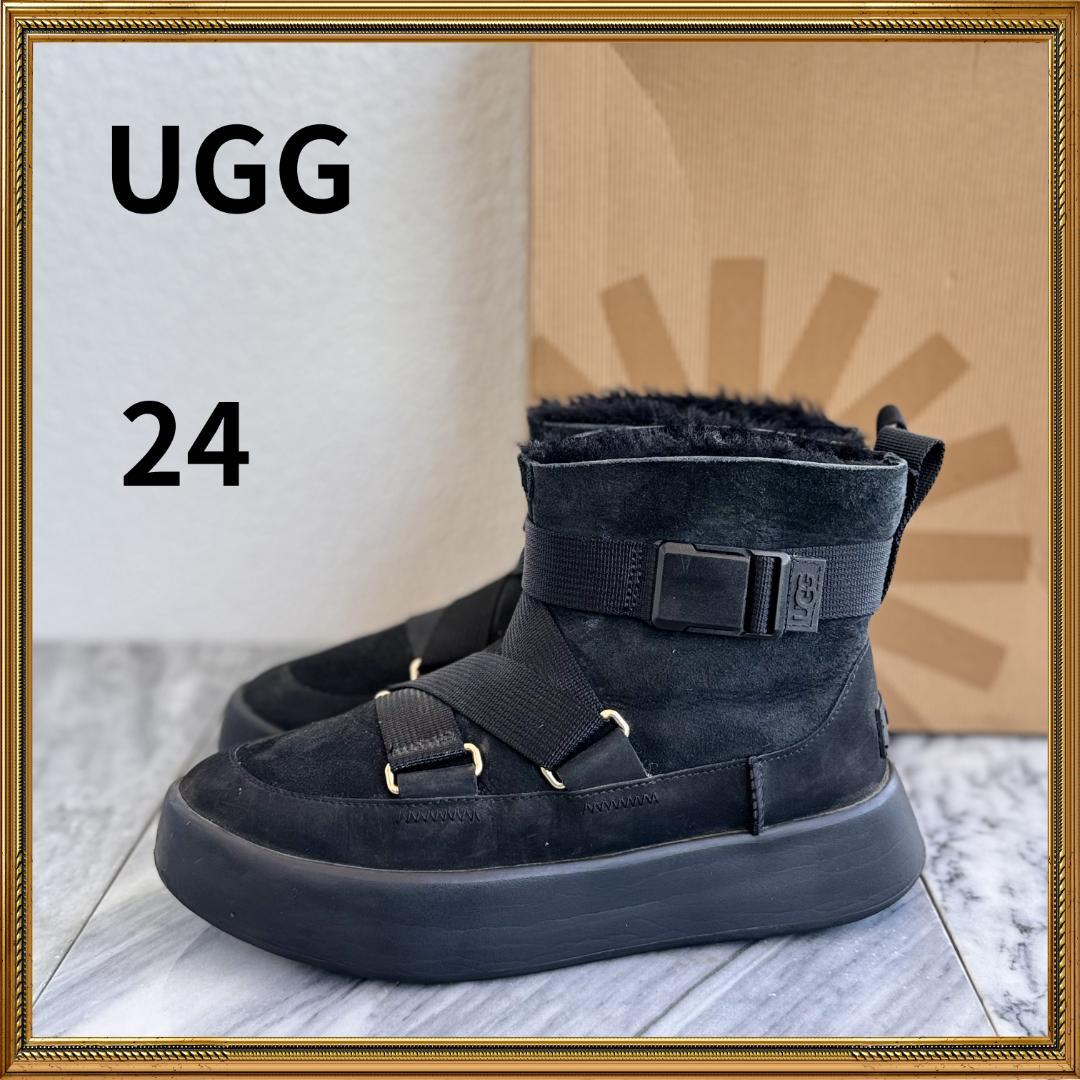 UGG アグ クラシック ブーム バックル ブーツ　厚底ショートムートンブーツ
