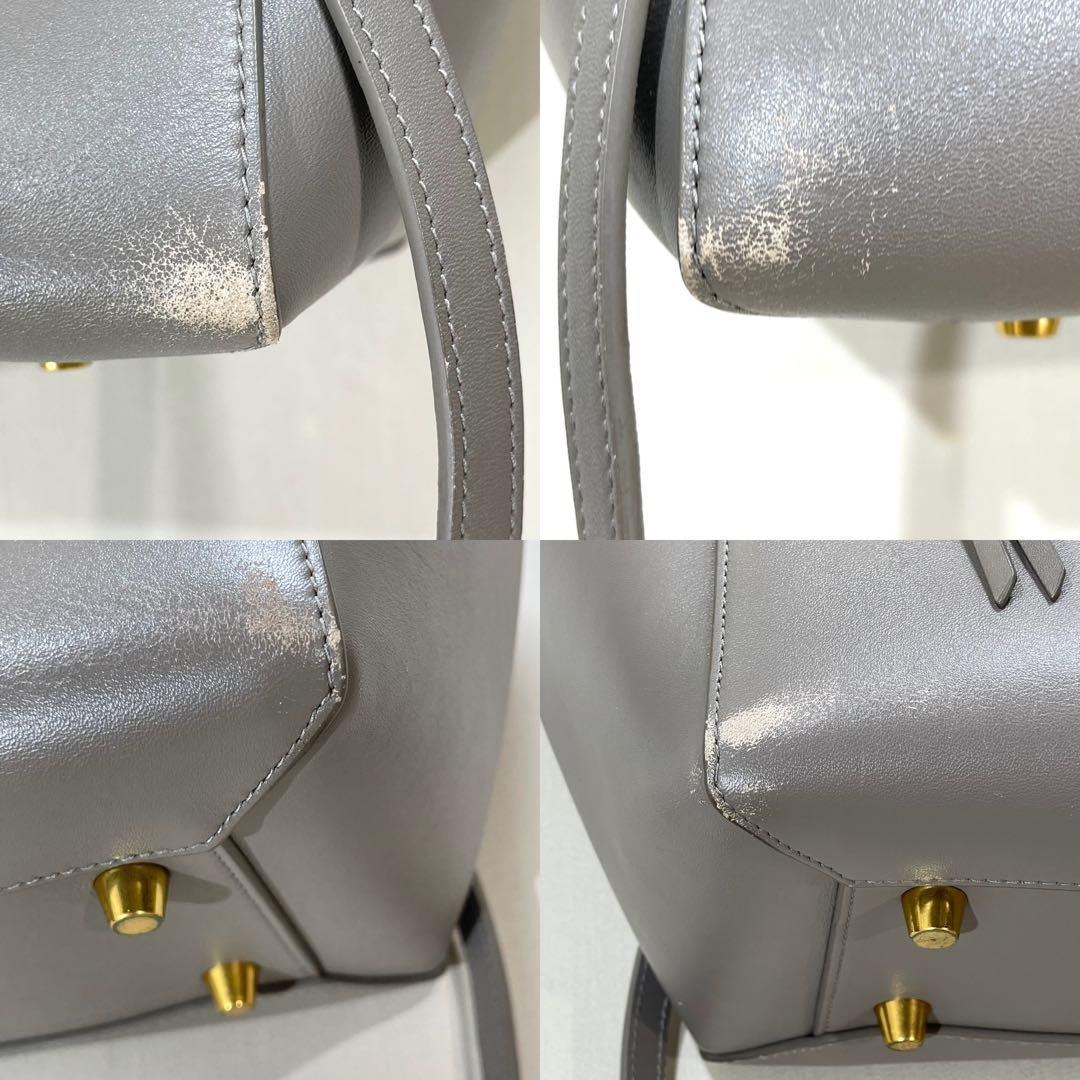 659 イタリー製 CELINE セリーヌ レザー ベルトバッグ ベルト付