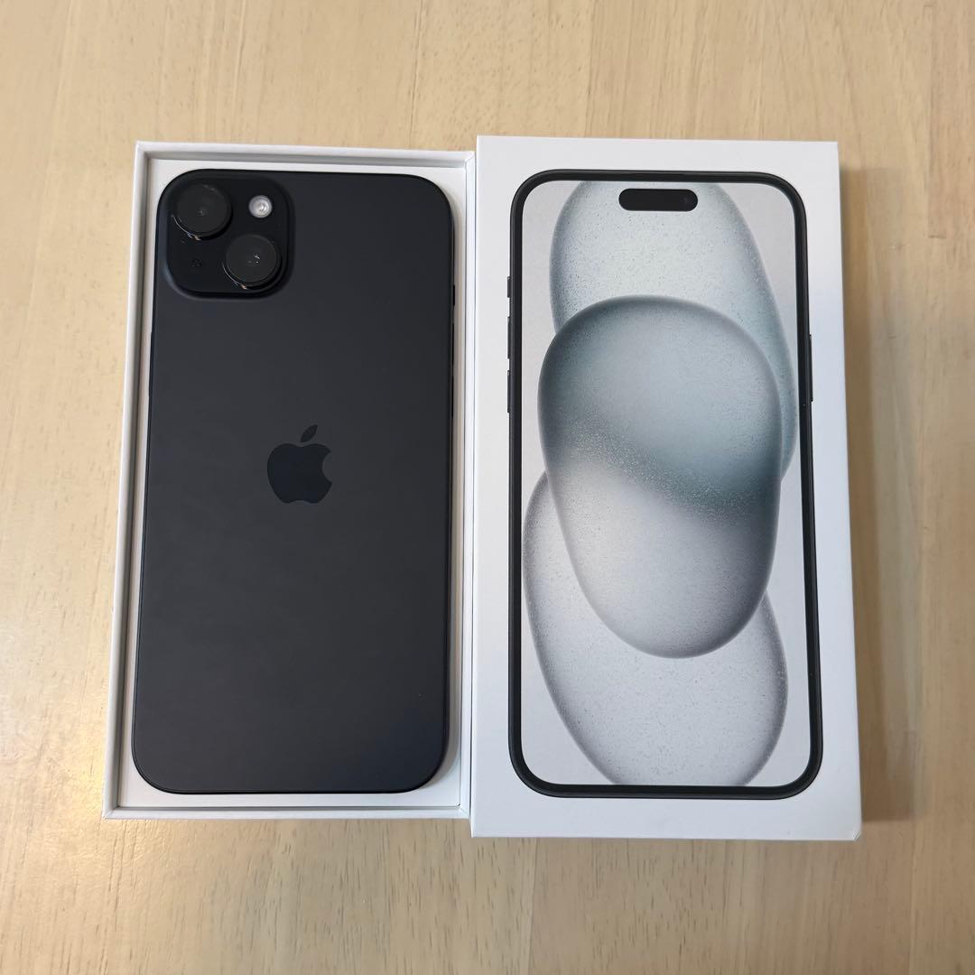 iPhone 15plus 128GB ブラック　本体