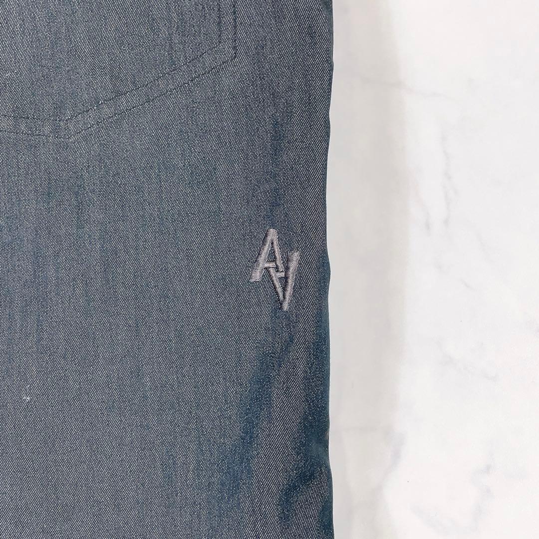 AA HARDWEAR DEAD KANSAS デニム調スノーウェア上下セット