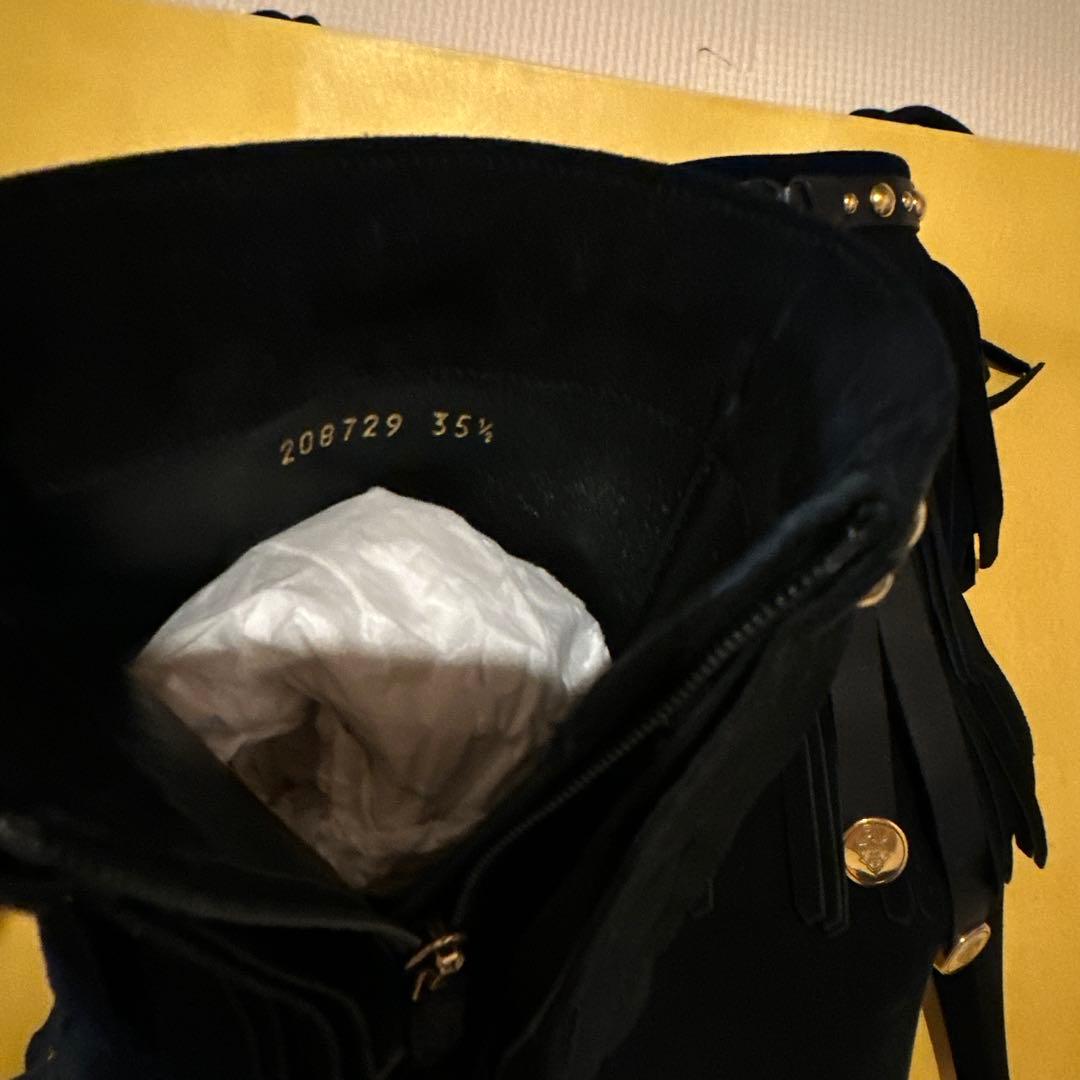 GUCCI グッチ　フリンジブーツ　35.5