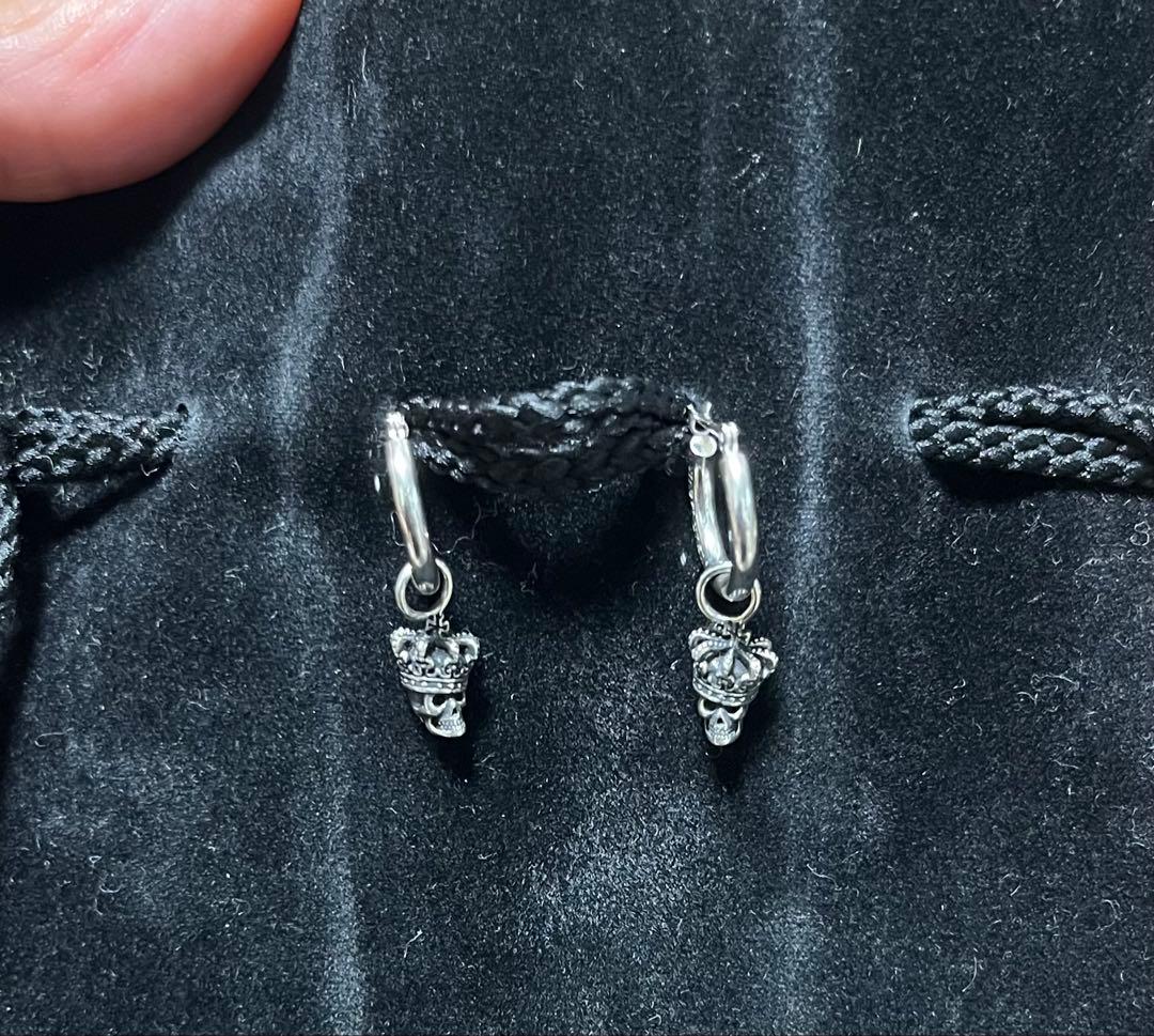 ジャスティンデイビス　スカルリングピアス