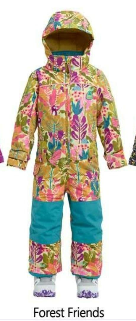 BURTON 花柄 ウェア 4T フォレストフレンズ 105 110 120