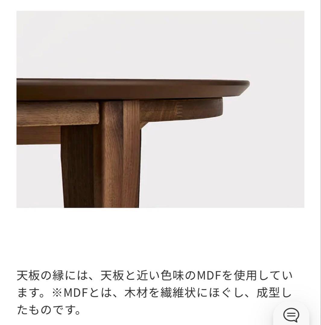 unico METTE(メッテ)　こたつテーブル ウォールナット