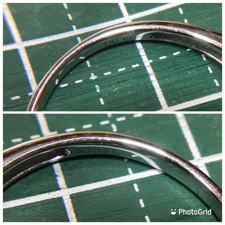 最終値下げ　QVC 18KWG テーパーダイヤモンドリング　保証書付　⑥