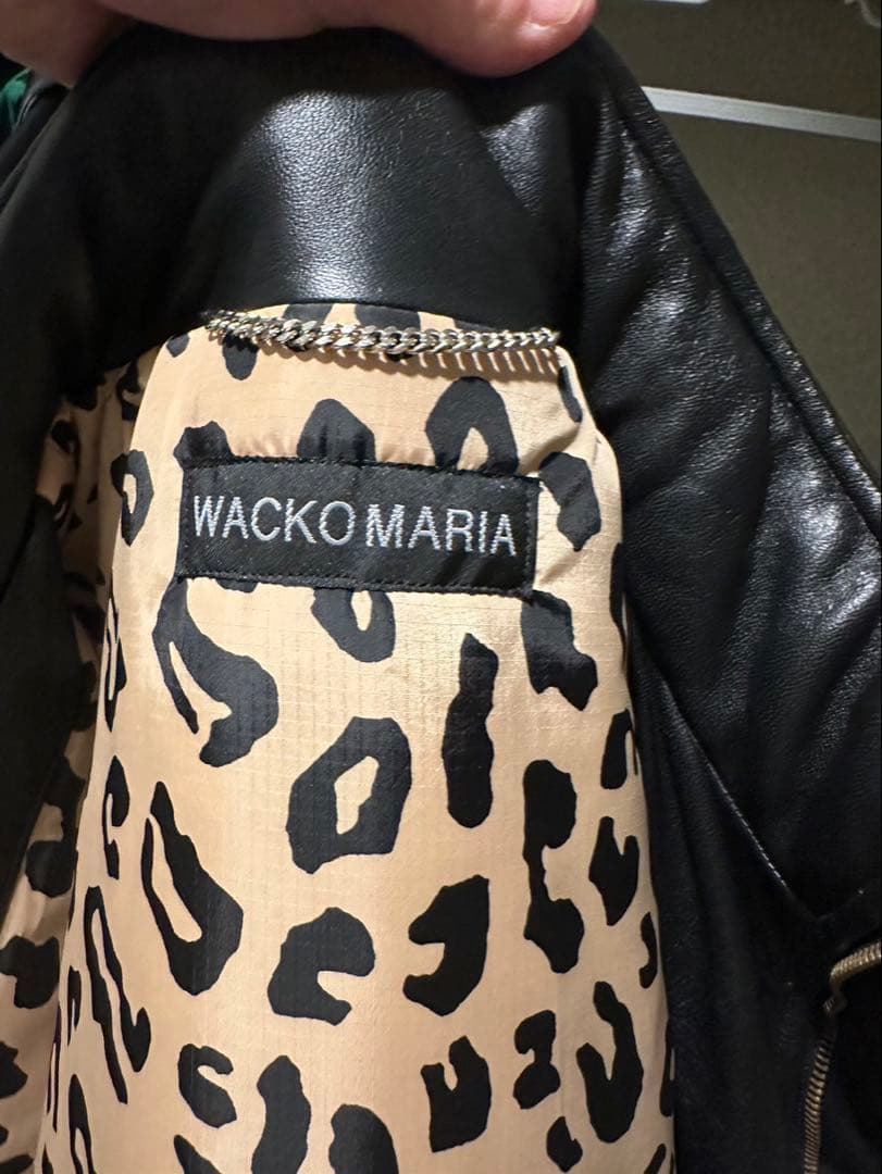 WACKO MARIA ブラック レザージャケット