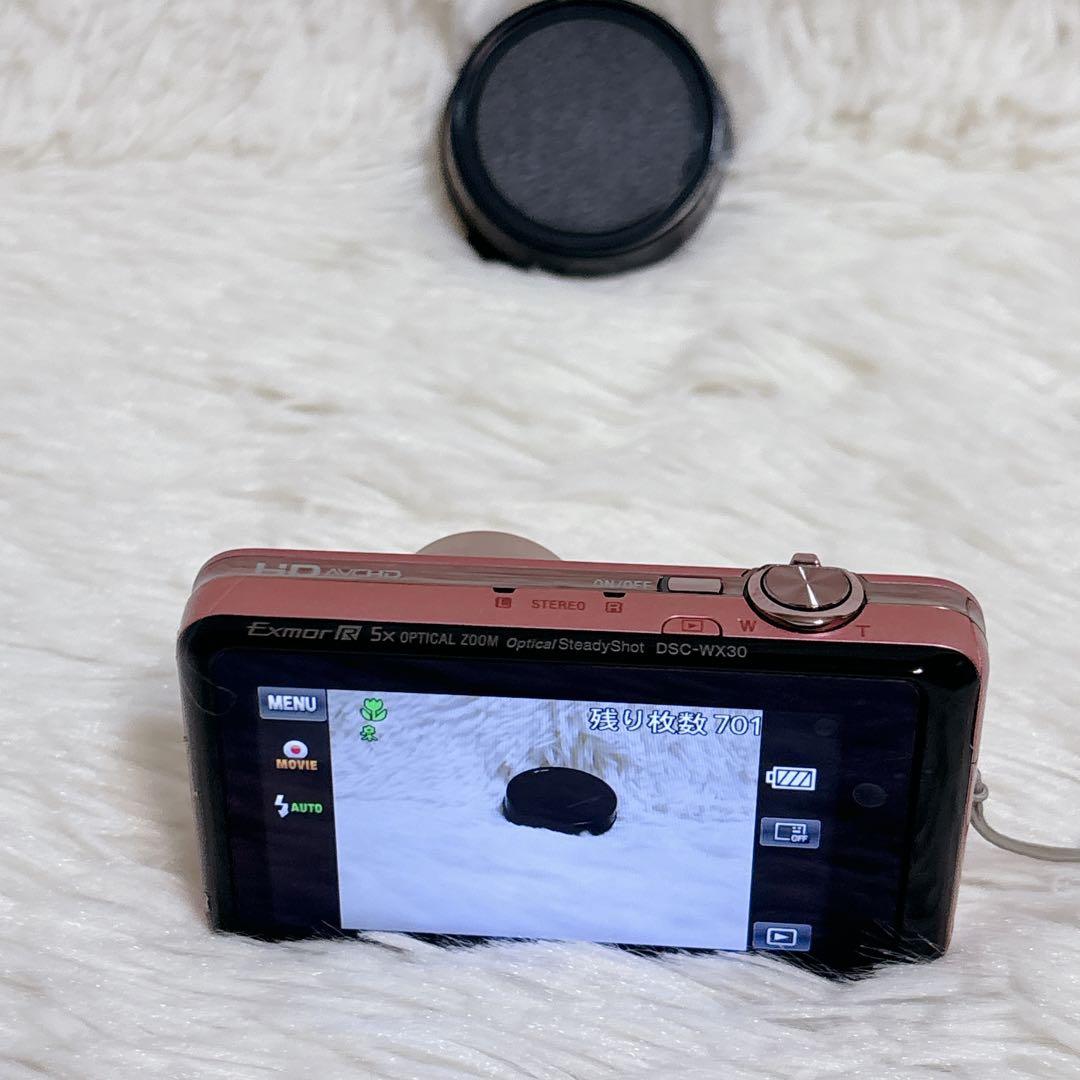 Sony Cyber-shot DSC-WX30 16.2MP(S) ピンク