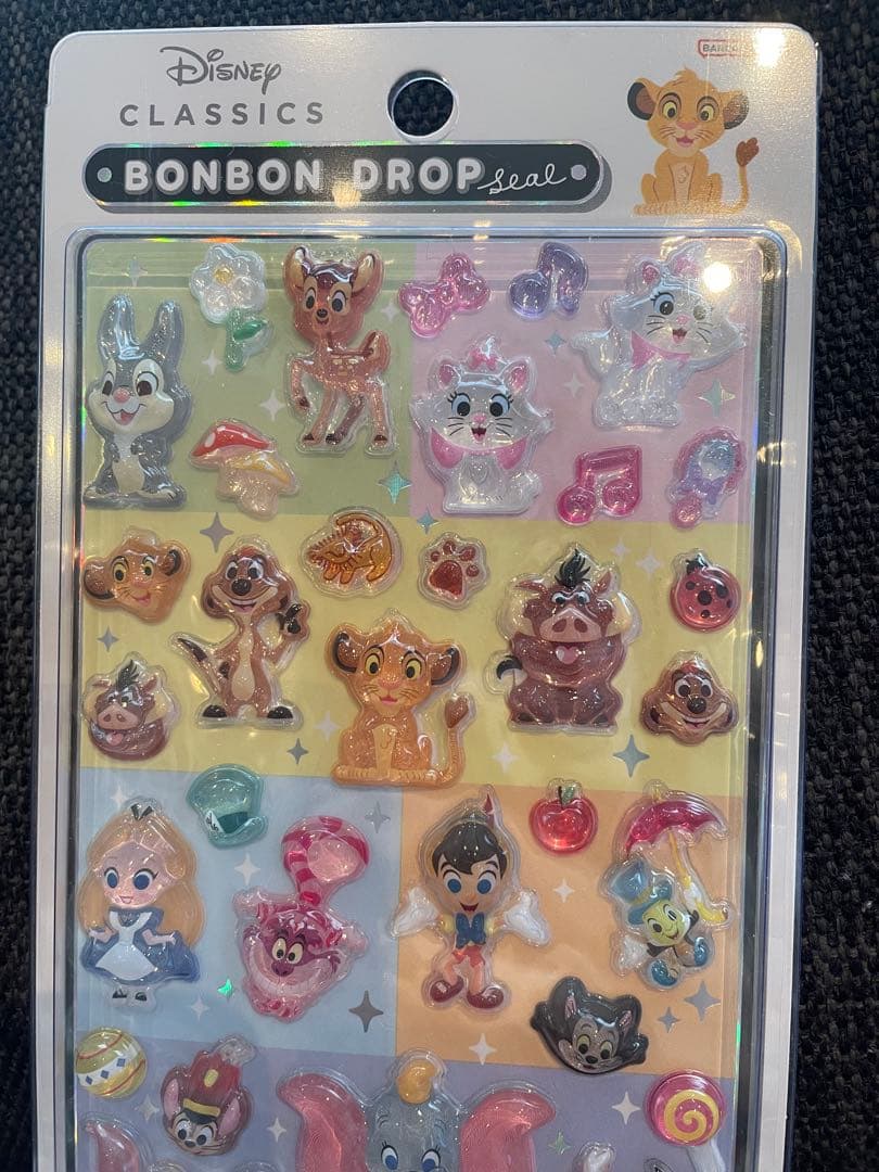 ボンボンドロップシール　ディズニープリンセス　　クラシック　正規品