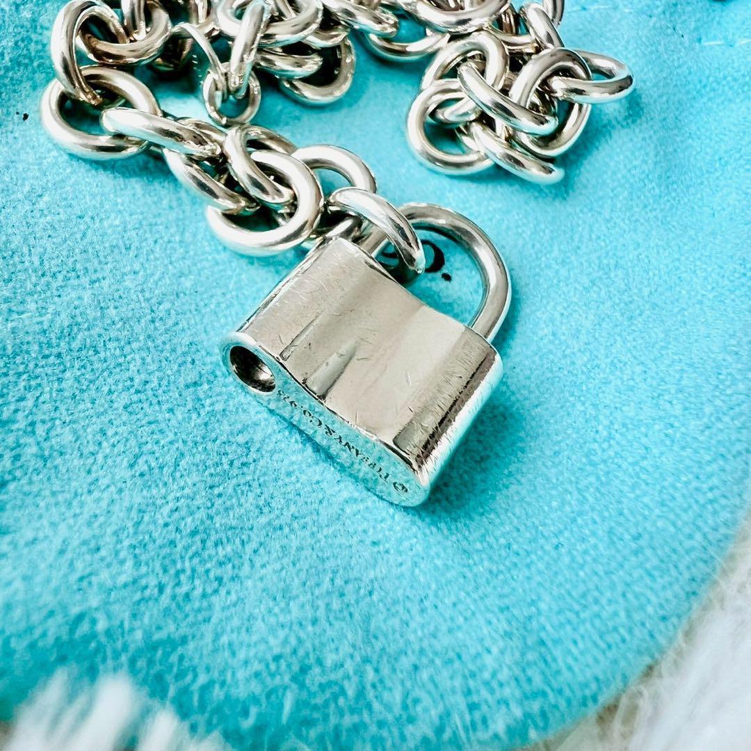 希少✨ティファニー　ブレスレット　カデナ　ロック　鍵　キー
