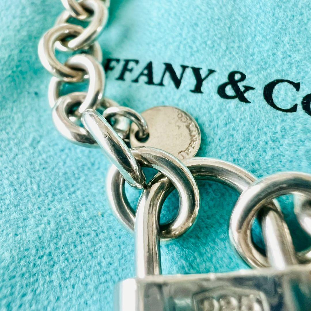 希少✨ティファニー　ブレスレット　カデナ　ロック　鍵　キー