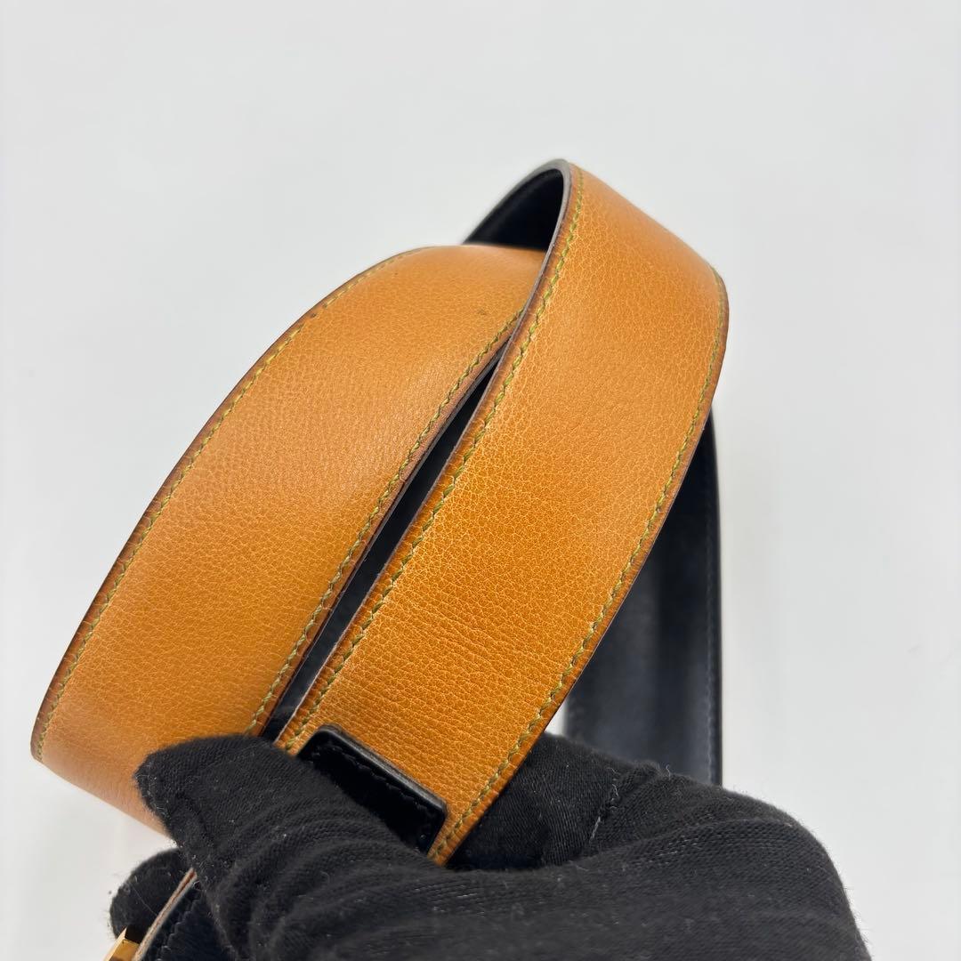 HERMES エルメス コンスタンス Hバックル ボックスカーフ レザーベルト