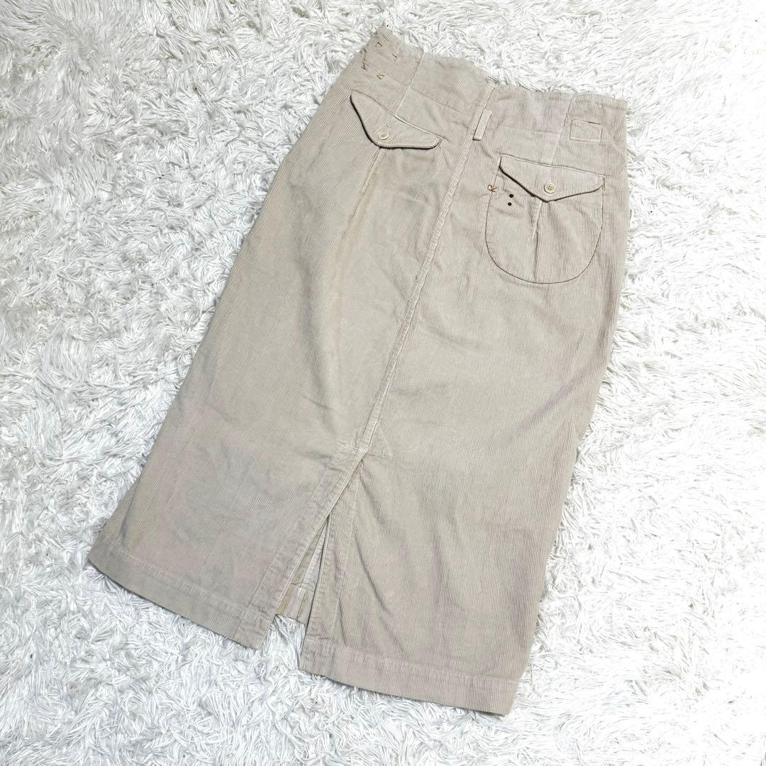 現行モデル 美品 45R ウェルコーデュロイの山スカート