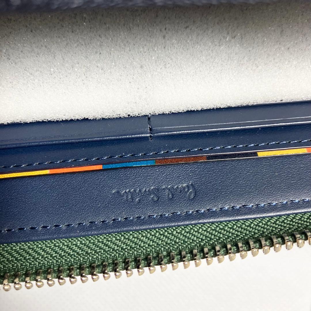 【未使用】 現行 ポールスミス ラウンドジップ ロングウォレット