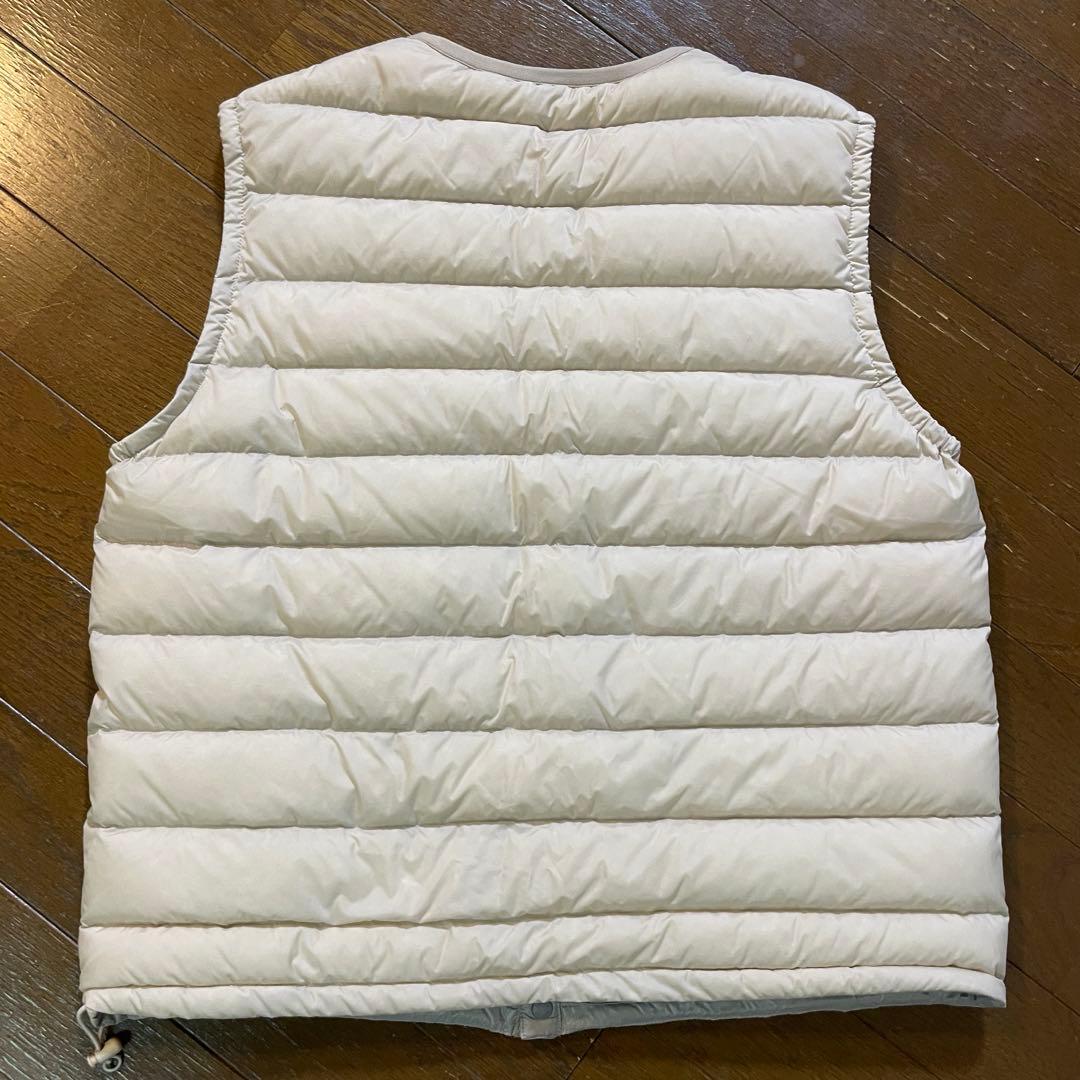 DANTON ベージュ ダウンベスト Mサイズ　１回しか着ていません　ダントン