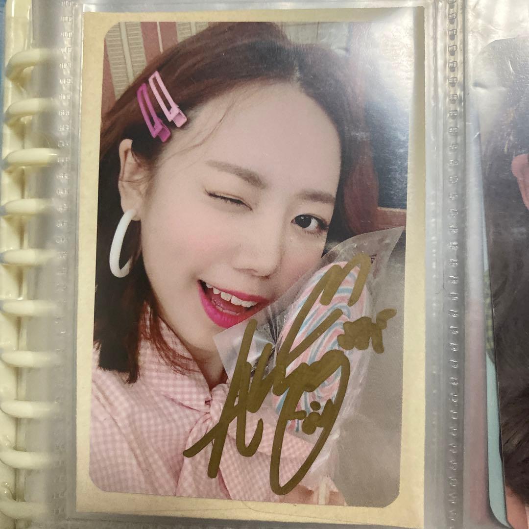 APINK ナムジュ　サイン入りウィンク写真 2019