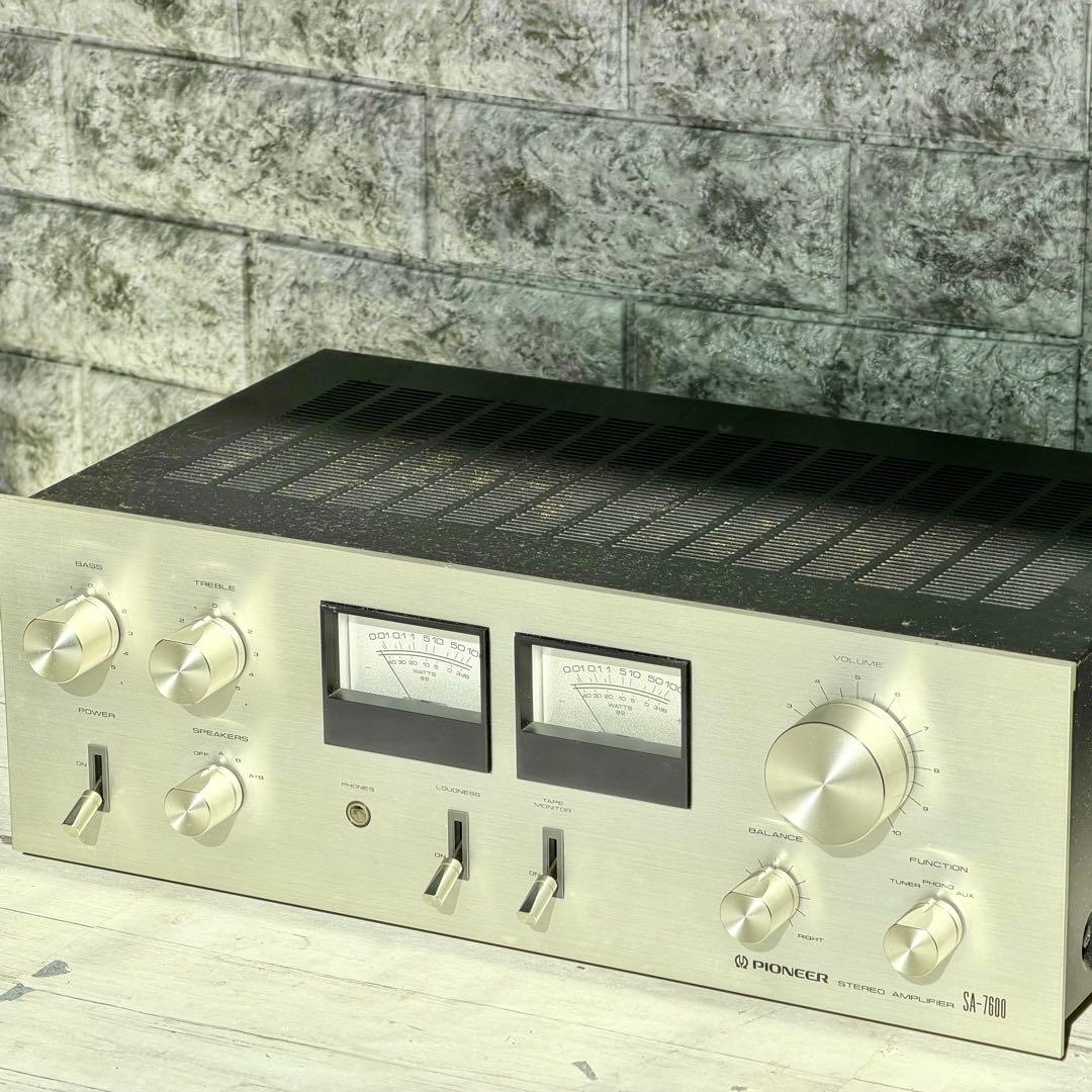 Pioneer「SA-7600」'70年代ヴィンテージ・プリメインアンプ