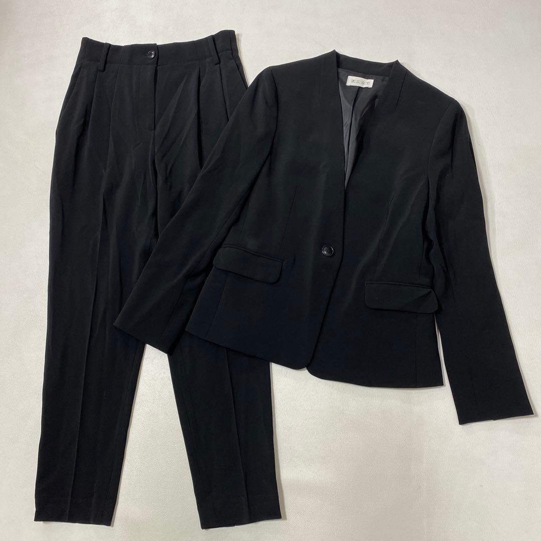 美品 PLST 2WAYストレッチカラーレスジャケット パンツ セットアップ