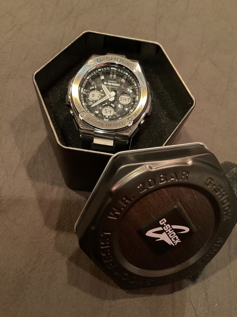 G-SHOCK ！極美品！カシオ G-STEEL GST-W110-1AJF