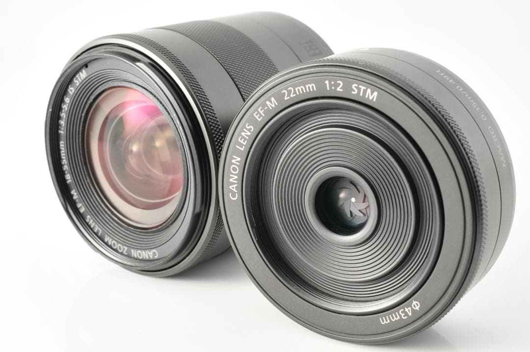 Canon キヤノン EOS M3 ブラック +EF-M ダブルレンズ#1208