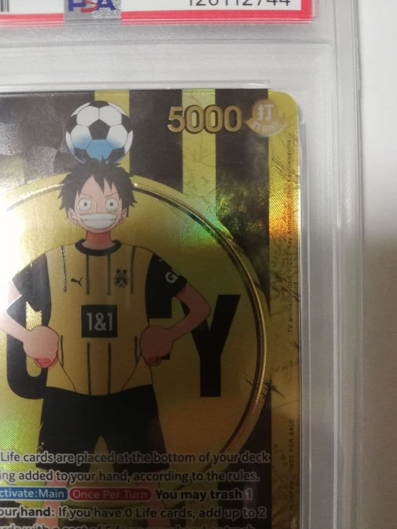 ワンピース　PSA10　ドルトムントルフィMONKEY D. LUFFY　BVB