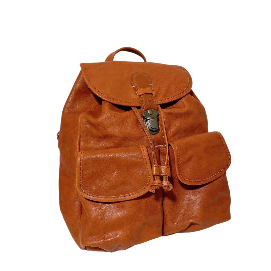 【美品】 Dakota リュック ビーバー 牛革 キャメル ダコタ