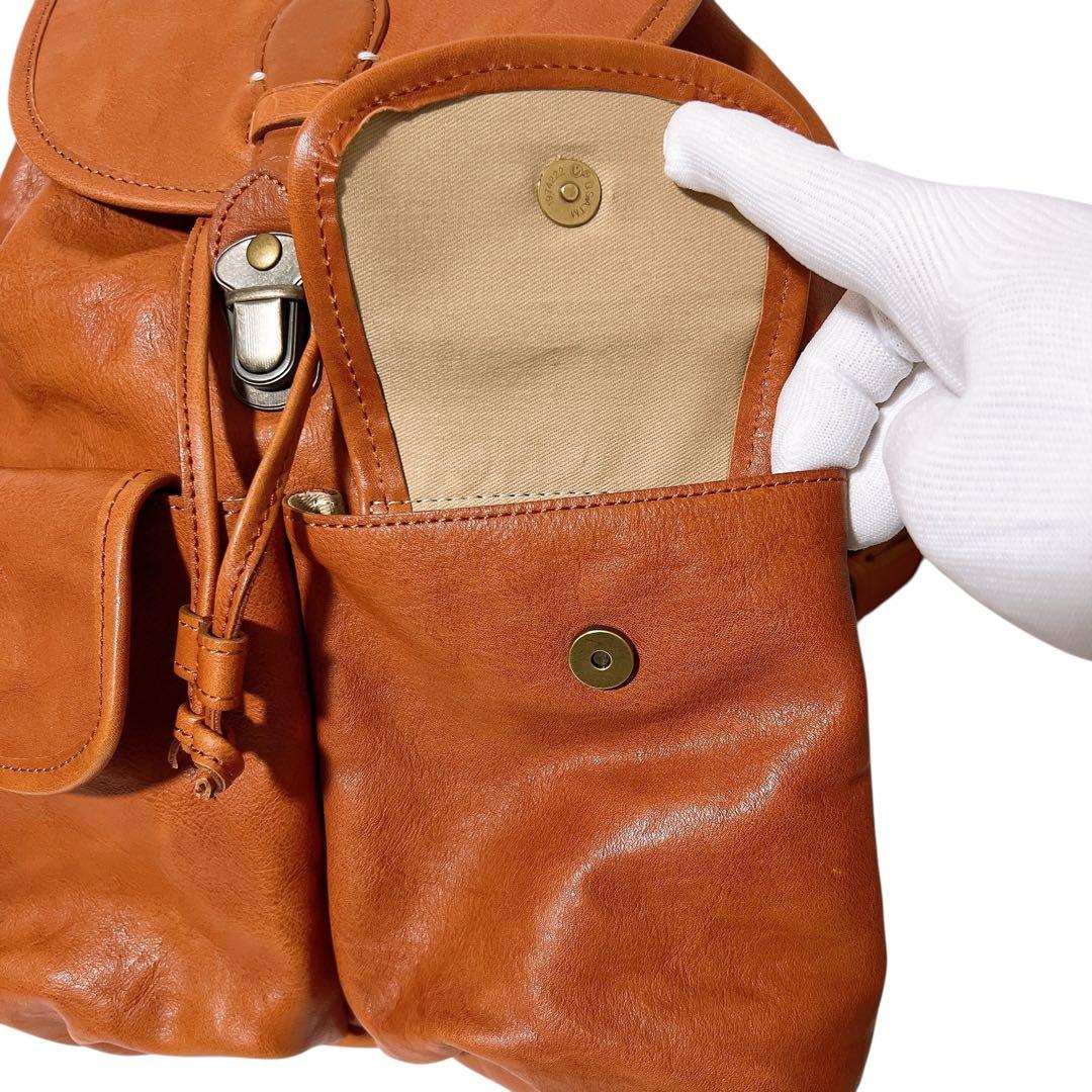 【美品】 Dakota リュック ビーバー 牛革 キャメル ダコタ