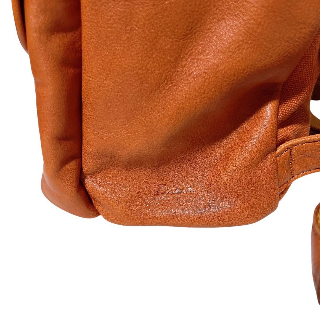 【美品】 Dakota リュック ビーバー 牛革 キャメル ダコタ