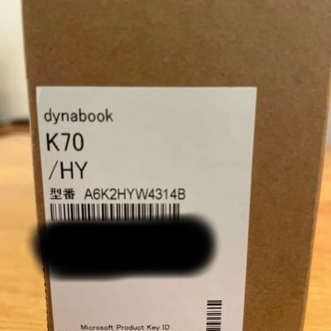 dynabook K70/HY 2in1ノートPC