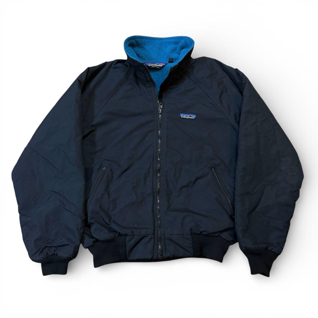Patagonia シェルドシンチラ USA製 ナイロンジャケット 三角タグ 黒