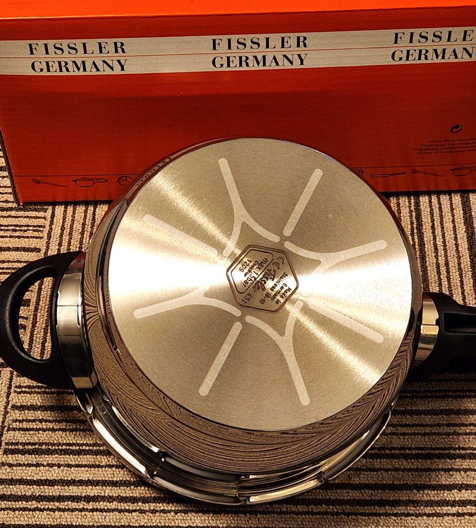 【未使用】Fissler 圧力鍋 ロイヤルシリーズ4.5L スペシャル3点セット