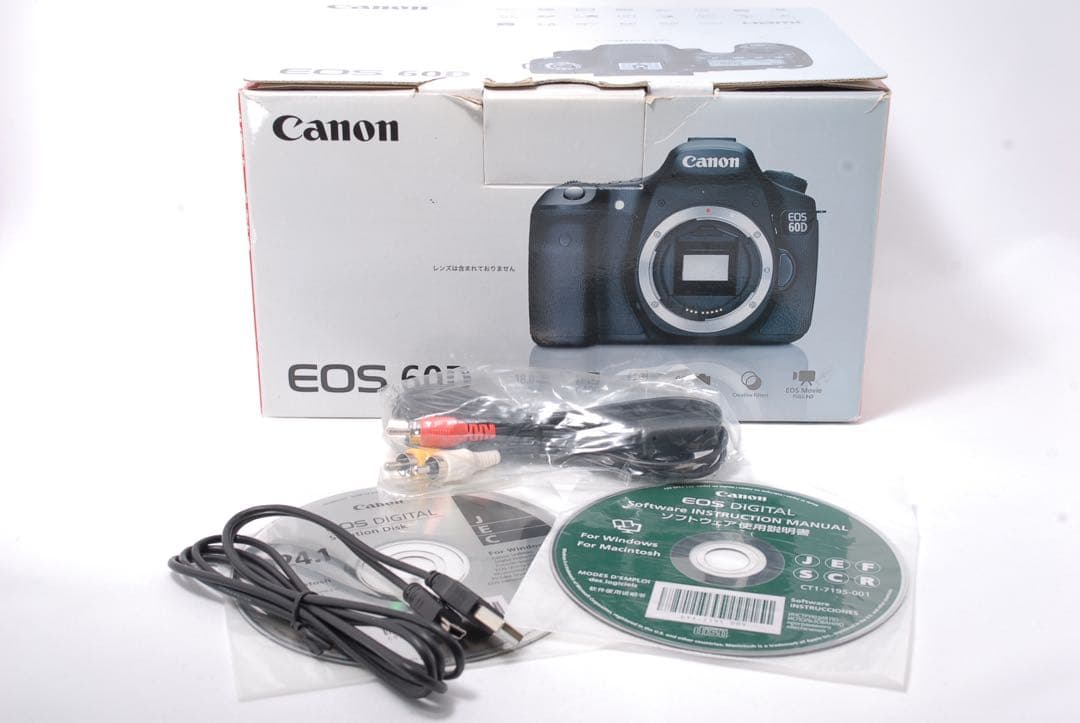 ショット数極少990回✨Canon EOS 60D 手ぶれ補正標準レンズセット♪