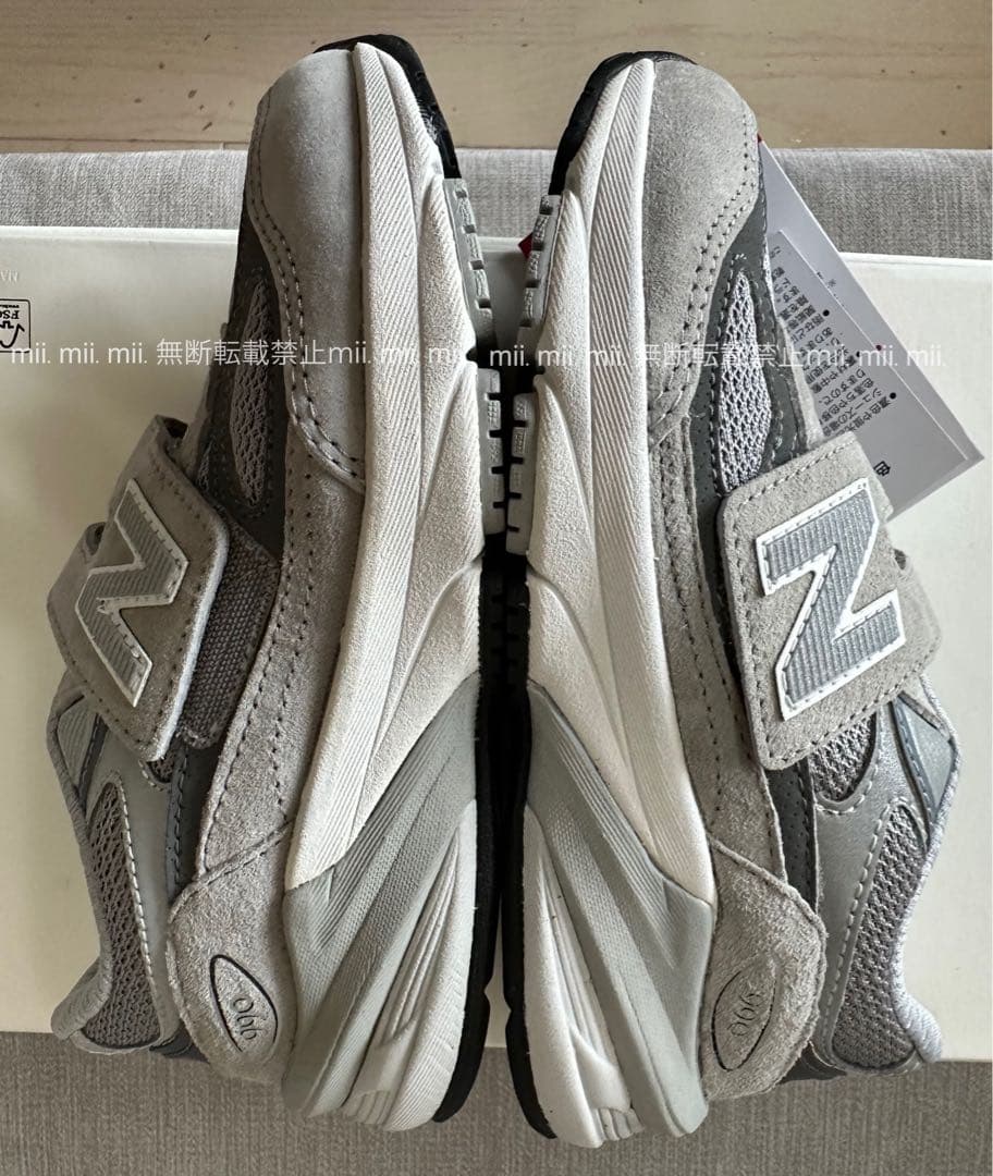 新品未使用 ニューバランス PV990GL6 キッズ18.5 グレー タグ付き