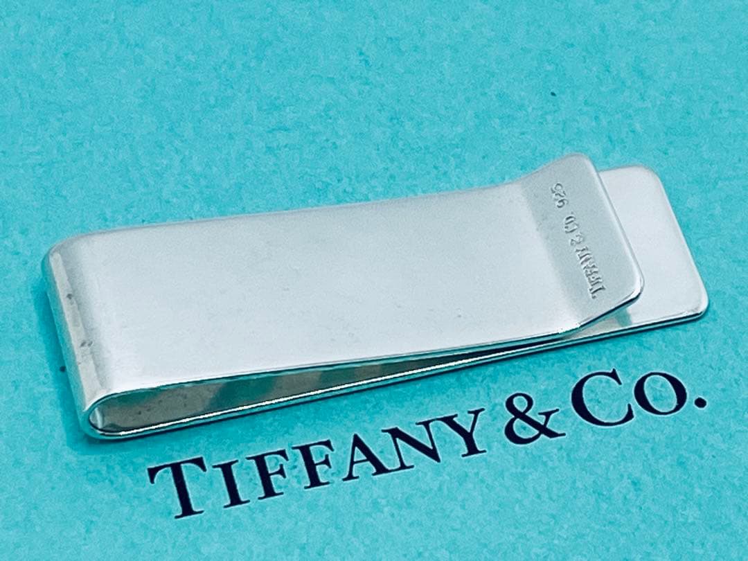 h674 ティファニー　エンジンターン　マネークリップ　シルバー　925