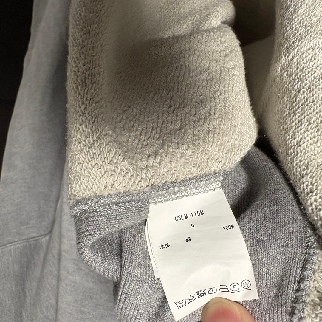 CIOTA シオタ スビンコットン吊り裏毛 P/O パーカー size : 6