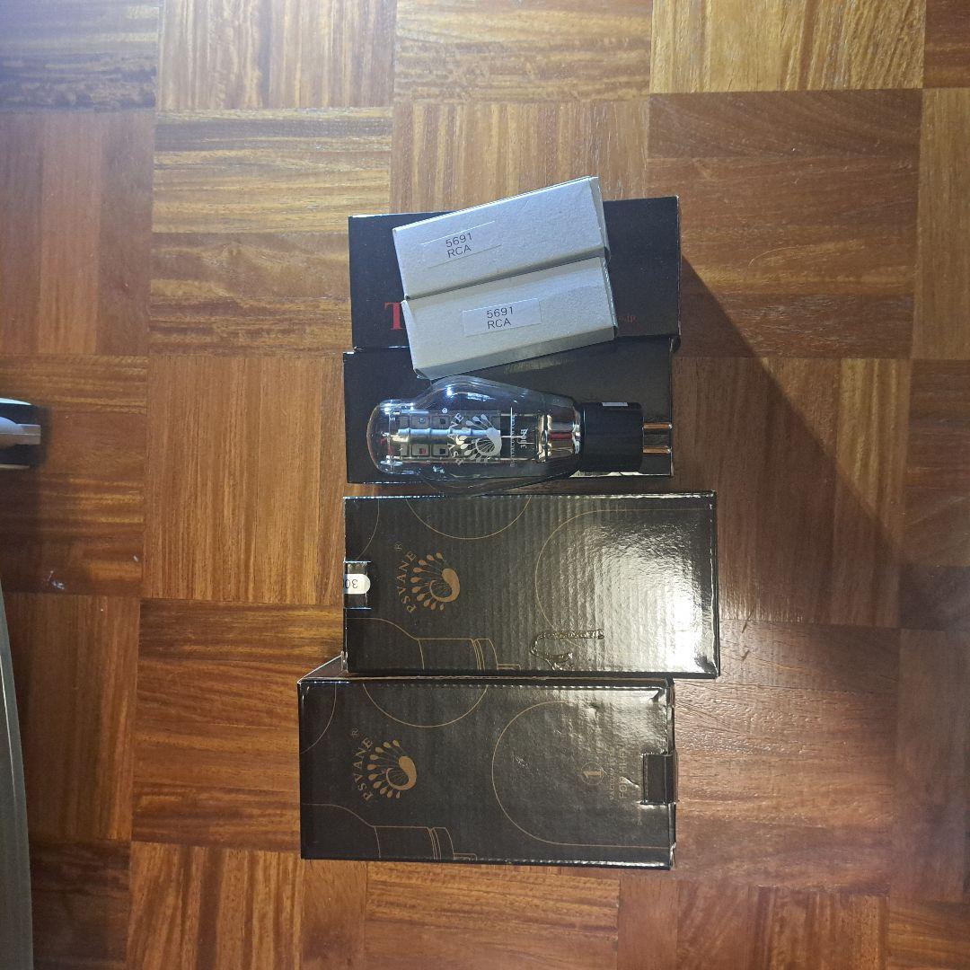 Tri300Bシングルアンプ 予備真空管PSVANE300B付き!