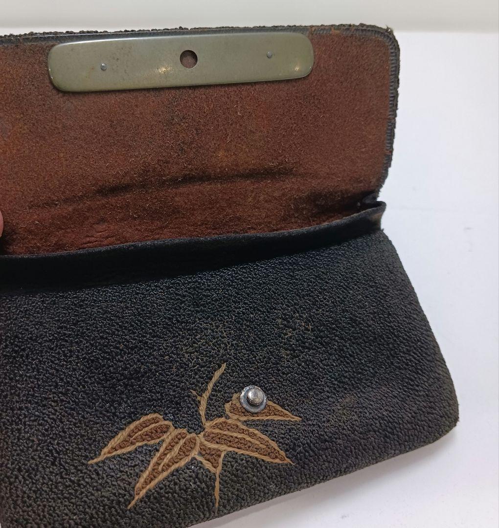 専用 Y2978-6 時代物 象嵌銀金具 煙管筒 煙草入 キセル筒