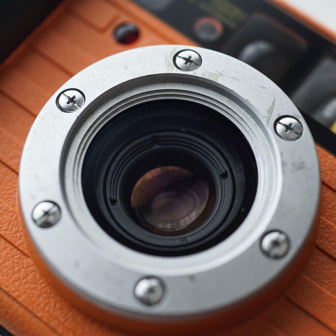 【撮影・OH済み】Konica Wide 28 希少なオレンジ フィルムカメラ