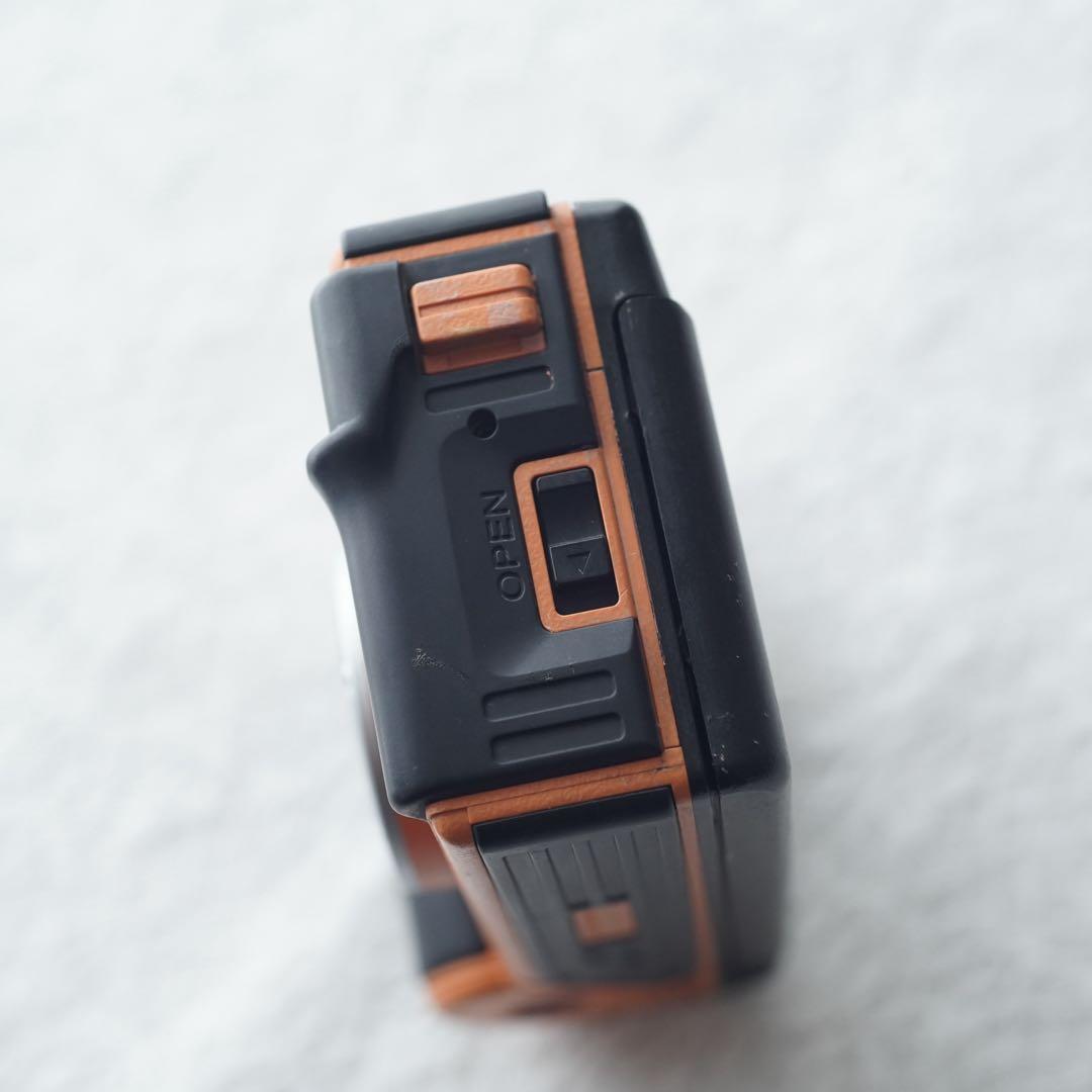 【撮影・OH済み】Konica Wide 28 希少なオレンジ フィルムカメラ