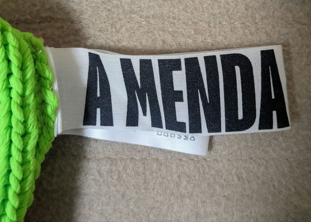 bshop amenda アメンダ　フード付き　ケーブルニット　マフラー