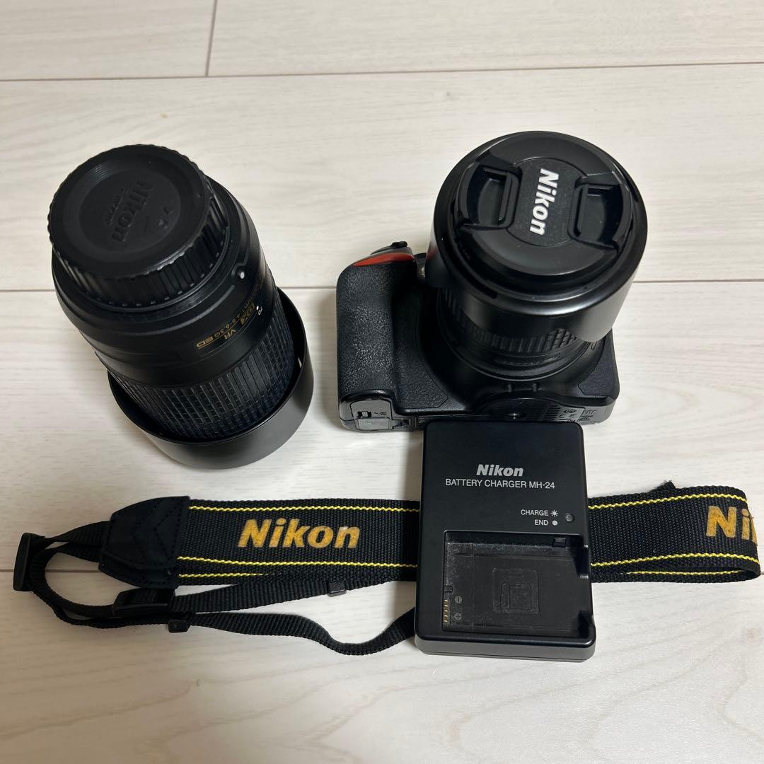 Nikon D5600デジタル一眼レフカメラ 本体とレンズ2本