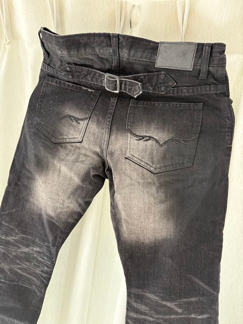 FUGA ブラック フレア デニム