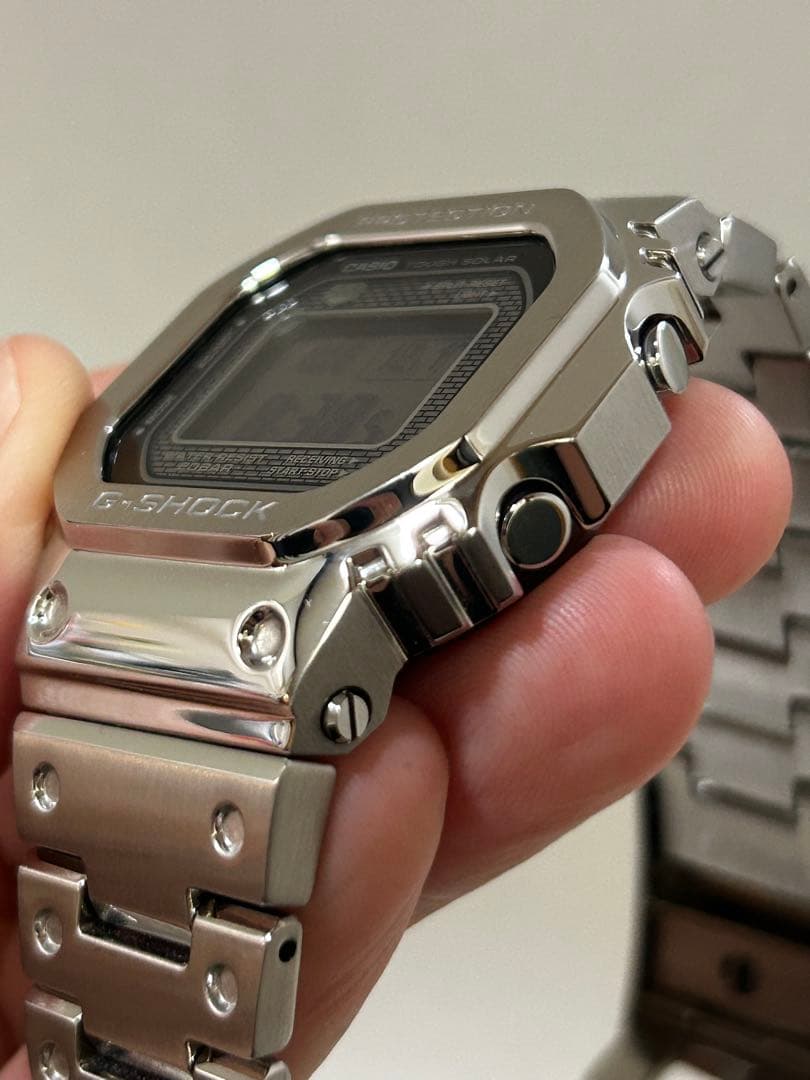 【極美品】G-SHOCK GMW-B5000D-1JF フルメタル シルバー