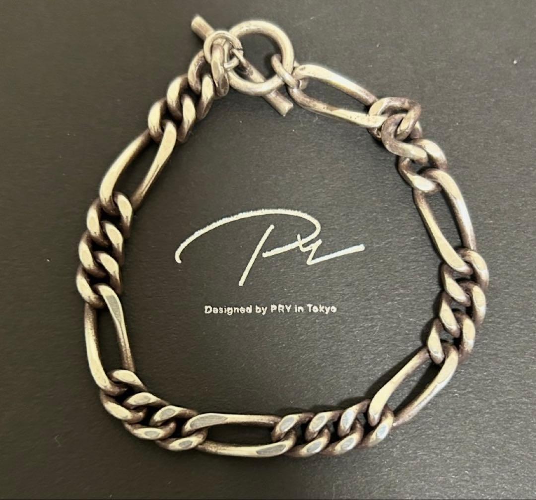 PRY シュウト Antique Silver Chain Bracelet