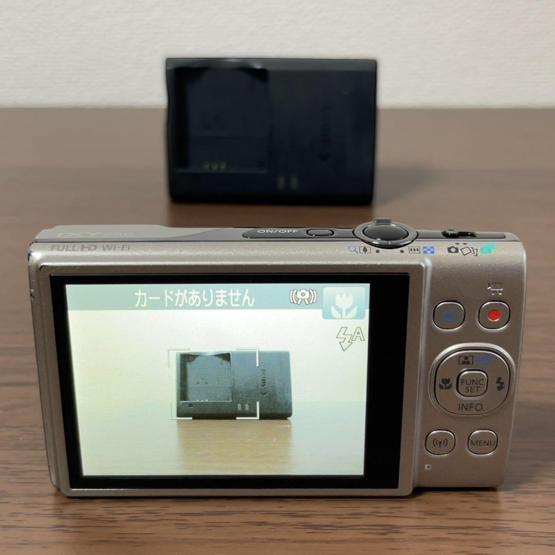 【美品 動作品】 Canon IXY650 純正充電器 新品バッテリー 付き