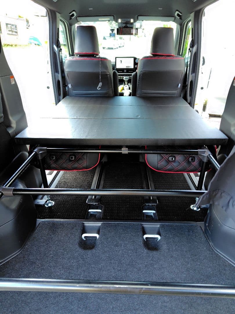 車中泊用マット＆土台イレクターパイプ