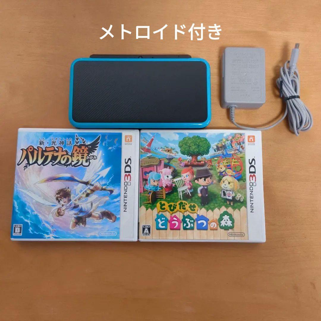 new 2ds ll　本体とソフト　メトロイドサムスリターンズ付き